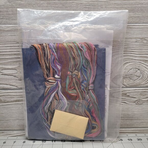 Bucilla Counted Cross-Stitch Kit Our Little House 40581 New Home Personalize Vtg - Picture 2 of 4